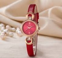 Custom Name Watch Leather Strap Gift Woman Fashion Watch (Wy-120A)
