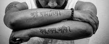 In it, foreigners are getting tattoos of sanskrit lines on their bodies. Top 57 Sanskrit Tattoo Ideas 2021 Inspiration Guide