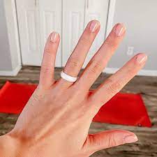 The Flex White Silicone Wedding Band Silicone Wedding Band Mens Mens Wedding Bands