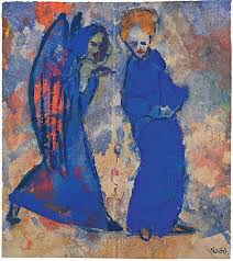 Frau Und Engel By Emil Nolde Emil Nolde Art Expressionist Art