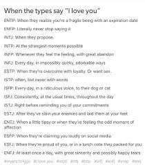 How The Types Say I Love You Say I Love You Sayings Love You