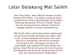 Nota sejarah tingkatan 3 bab 4; Ppt Latar Belakang Mat Salleh Irzan Majid Academia Edu