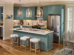Schrock S Oasis Color From Its Inspired Collection Provides The Perfect Splash Of Color To Make Y Modern Kitchen Design Kitchen Design Kitchen Cabinet Design