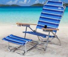 Rio Sc796fr 1210 The Big Kahuna K2 Footrest Beach Chair Multi Bluewhite Stripe Best Beach Chair Tommy Bahama Beach Chair Folding Beach Chair