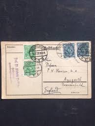 Wer brief oder postkarte von unterwegs verschicken will und gerade keine briefmarke zur hand hat, kann auf das handy zurückgreifen. Eigenhandige Postkarte Von Zvab