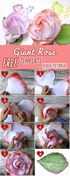 Start with the outer most end of the spiral. Free Template And Full Tutorial To Make Giant Rose For Backdrop