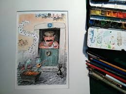 Lisbon Between The Lines An Interview With Hauke Vagt Of Atelier 49 Alfama Art Artist Atelier Castelo Design Illustration Interv Atelier Artwork Art