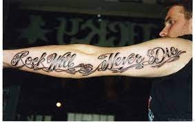 Our website provides the visitors with some great inspired word tattoo on arm. 51 Beautiful Wording Tattoo For Arm