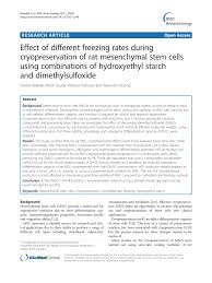 She has long brown hair and stunning brown eyes. Pdf Effect Of Different Freezing Rates During Cryopreservation Of Rat Mesenchymal Stem Cells Using Combinations Of Hydroxyethyl Starch And Dimethylsulfoxide