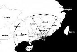 Overview Of The Pan Pearl River Delta Source Drawing By Author Download Scientific Diagram