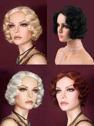 20 S 30 S Finger Wave Short Wavy Harlow Flapper Wig New In 2021 Wigs Hair Pieces Vintage Hairstyles