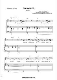 Print And Download For Free Diamonds Piano Sheet Music By Rihanna Sheet Music Piano Sheet Music Free Piano Sheet Music Pdf
