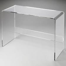 Butler Crystal Clear Acrylic Console Table Butler Loft Console Table Clear Acrylic Entry Furniture
