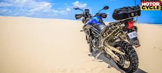 All thing combine to give the tiger great maneuverability, especially at slower speeds. Hidden Dragon Triumph Tiger 800 Xcx Australian Motorcycle News
