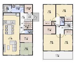 40坪5ldk土間収納のある5人家族で住む間取り図 間取り シュミレーション 間取り 40坪 間取り 二世帯間取り