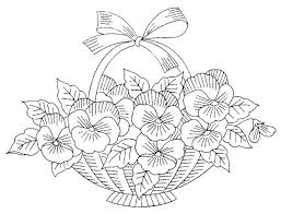 Antique embroidery designs — poinsettias and holly. Floral Basket Embroidery Or Redwork Embroidery Designs Pinterest Embroidery Patterns Vintage Embroidery Flowers Vintage Embroidery
