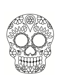 Coloriage Tete Lovely Coloriage Tªte De Mort Mexicaine 20 Dessins Imprimer Coloriage Tete De Mort Coloriage Squelette Coloriage Halloween