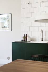 How To Pull Off This Easy To Clean Affordable Trend Square White Tiles Dark Grout Kitchen Interior Kitchen Inspirations Home Kitchens