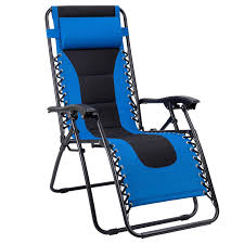 Devoko Patio Zero Gravity Chair Outdoor Oversize Padded Recliner Lounge Chair With Adjust Zero Gravity Chair Outdoor Outdoor Chairs Modern Outdoor Lounge Chair