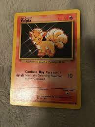Find vulpix in the pokédex explore more cards related cards vulpix 6 champion's path. Vulpix Pokemon Card 68 102 Rare 1995 Mint