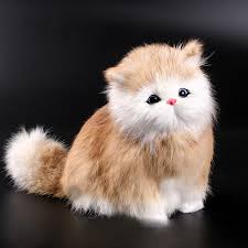 Simulasyon Pelus Kedi Crouching Hayvan Modelleri El Yapimi Gercekci Kedi Bebek Cocuk Pelus Oyuncaklar Ev Dekorasyon Olacak Bir Ses Gercek Benzeri Pelus Aliexpress