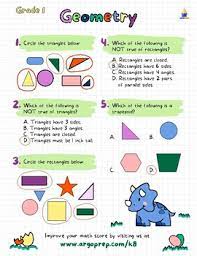 Fast and easy to use. Geometry Printable Worksheets For Grade 1 By Argoprep Tpt