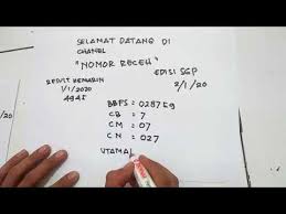 Prediksi Bb Campuran 6 Digit Dtb Sgp 2 Januari 2020 Youtube