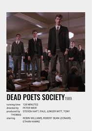 Dead Poets Society Minimalistic Poster In 2020 Dead Poets Society Posters Dead Poets Society Dead Poets Society Film