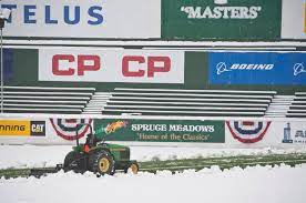 It S Not Even Fall Yet And Spruce Meadows Is Buried In Snow Horse Nation Spruce Meadow Bury