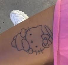 Pin By Sunni On Tattoos Hello Kitty Tattoos Grunge Tattoo Kawaii Tattoo