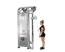 To do this exercise, you can still use a rope attachment, but you'll need to adjust the cable machine so that the rope is at its highest point. Cable One Arm Tricep Extension Sweat