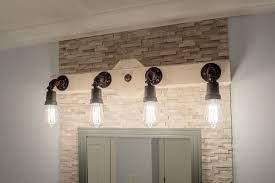 The Pipeline Vanity Light Vanity Lighting Edison Bulb Light Fixtures Bathroom Vanity Lighting