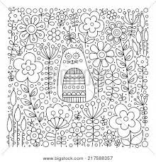 Cats are the most popular pets in the world after the fishes, but before the dogs. Cute Cat Flowers Vector Photo Free Trial Bigstock