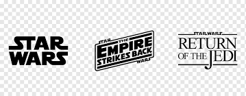 Return of the jedi (1984), has more traditional raster graphics, while the following star wars: Logo Star Wars Brand Others Text Label Poster Png Pngwing