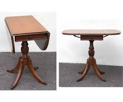 1940s Duncan Phyfe Table Drop Leaf Side Table Rare Style Etsy Duncan Phyfe Table Side Table Brass Side Table