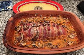 Hackbraten Jagerart Im Romertopf Von Hexxana Chefkoch Hackbraten Rezepte Essen