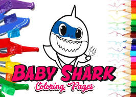 Baby shark pinkfong coloring pages is the first book to take fans behind the scenes of the groundbreaking and boundlessly a nursery song about a family of. Baby Shark Coloring Pages 1 0 Apk Android 4 0 X Ice Cream Sandwich Apk Tools