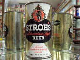 1960s Beer Strohs Beer Old Beer Cans Beer Ad