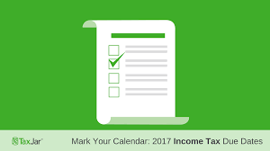 See the tax deadline for extensions, when taxes are due for estimated payments (april this is the tax deadline to file your federal income tax return. Mark Your Calendars 2016 Income Tax Due Dates Coming Up In 2017 Taxjar Blog