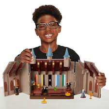 Harry potter fans are well aware that dogs weren't allowed as pets at hogwarts — only owls, cats, rats and toads. Cast A Spell On The Harry Potter Hogwarts Great Hall Mini Playset The Toy Insider