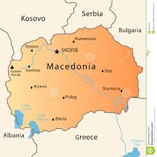 Voor de beste voorbereiding op uw reis. De Kaart Van Macedonie Vector Illustratie Illustration Of Bruin 8525049