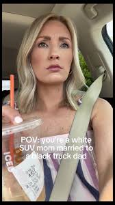 White Suv Mom with Black Truck Dad