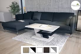 Sie suchen einen stilvollen, eleganten couchtisch weiß hochglanz? Design Couchtisch Tisch Cliff Weiss Hochglanz Schwarz Matt Wohnzimmertisch 110x60x45cm Mit Ablageflache Design Impex