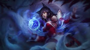 Black Haired Female Animated Character League Of Legends Ahri 2k Wallpaper Hdwallpaper Desktop League Of Legends Ahri League Animated Characters