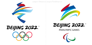 Gráfico vectorial de los juegos olímpicos: Identidad Juegos Olimpicos Y Paralimpicos De Invierno Beijin 2022