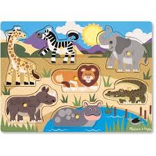 Shop for toddler wooden puzzles online at target. Melissa Doug Safari Wooden Peg Puzzle 7 Pcs Walmart Com Puzzles For Toddlers Wooden Pegs Popular Kids Toys