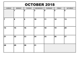 October 2018 Calendar Word Template Calendar Printables Calendar Template Printable Calendar July
