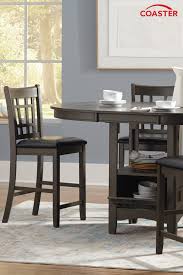 Lavon Grey Counter Height Dining Set In 2020 Counter Height Dining Sets Coaster Fine Furniture Dining Set