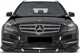 Lame De Pare Choc Avant Mercedes Classe C W204 S204 204t Phase 2 Finition Amg Line