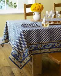 William Sonoma Marseille Tablecloth Table Cloth Colorful Table Linens Table Linens